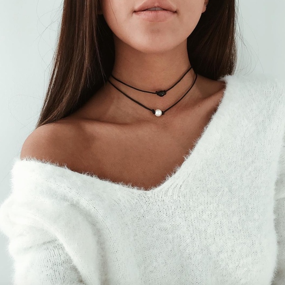 Stargaze Jewelry Jewelry - Black Pearl Choker